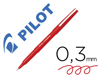 Stylo Pilot fineliner rouge - M13842
