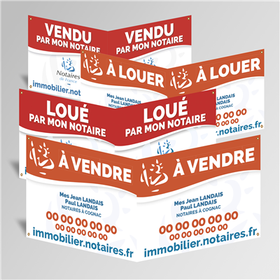 Panneaux 160 x 60 cm (Notaire Individuel)