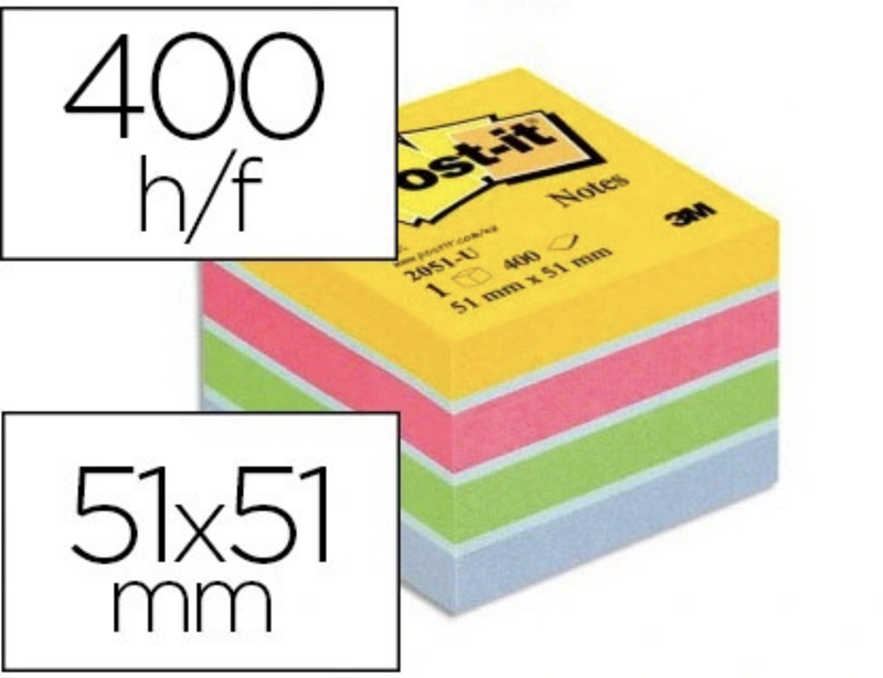 Mini POST-IT® fluo- RomefortPrint - RomefortPrint