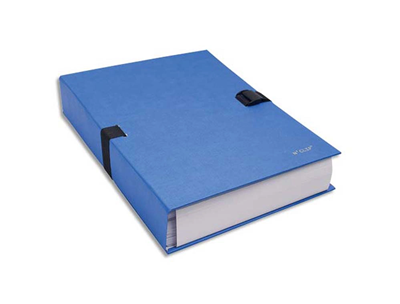 EXACOMPTA - Chemise à rabat bleu M77017