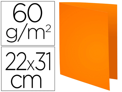 EXACOMPTA - sous-chemise lot de 250 - orange - M77047