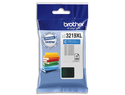 BROTHER Cartouche jet d'encre LC3219 Cyan- M66741