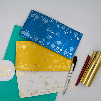 Carte de voeux festive