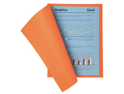 EXACOMPTA - lot de 100 chemises Orange - M39522