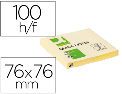 Q-Connect bloc repositionnable 76x76