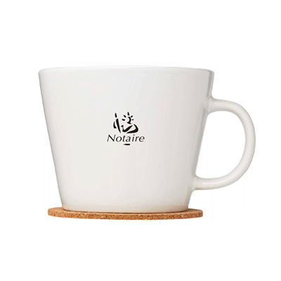 Set 2 tasses Notaire