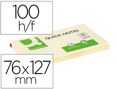 Q-Connect bloc repositionnable 76x127