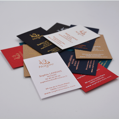 Carte de visite Grain Cuir