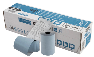 EXACOMPTA - boîte de 20 bobines thermiques