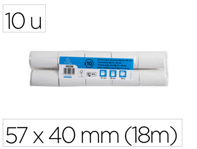 EXACOMPTA - lot de 10 bobines thermiques