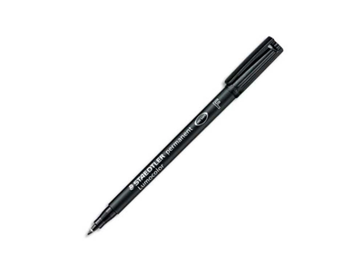 Staedtler - lot de 10 lumicolor pointe fine 0,6mm noir