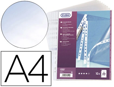 ELBA - pochettes transparentes perforées