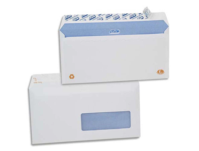 Boite de 500 enveloppes avec fenêtre gpv 110x220mm 90g