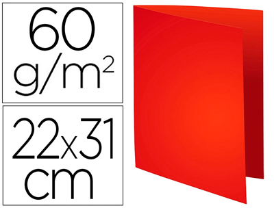 EXACOMPTA - sous-chemise lot de 100 - rouge M77036