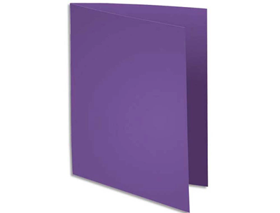 EXACOMPTA - sous-chemise lot de 100 - violet M38955