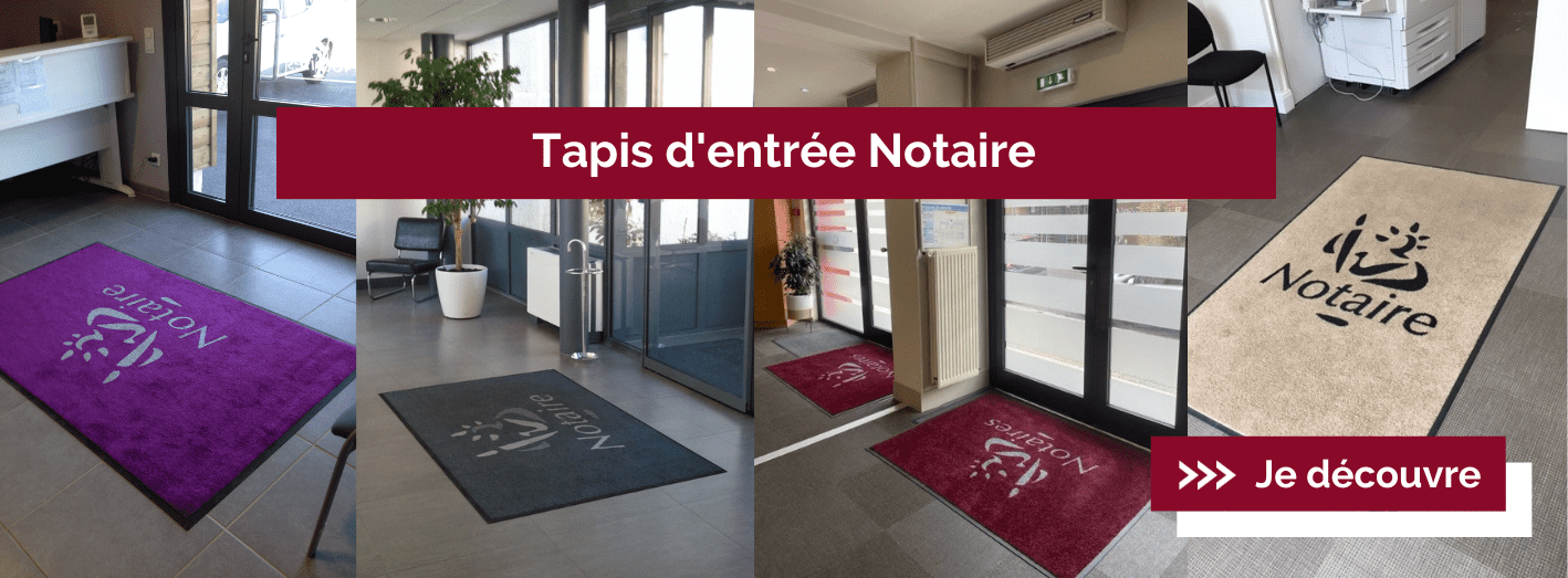 Tapis d'entrée Notaire